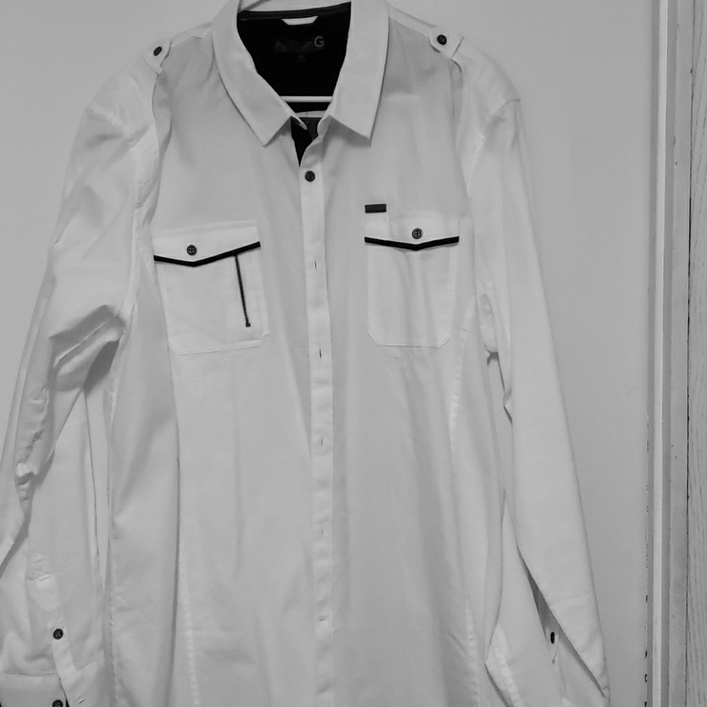 Men's long sleeve XXL dress shirt